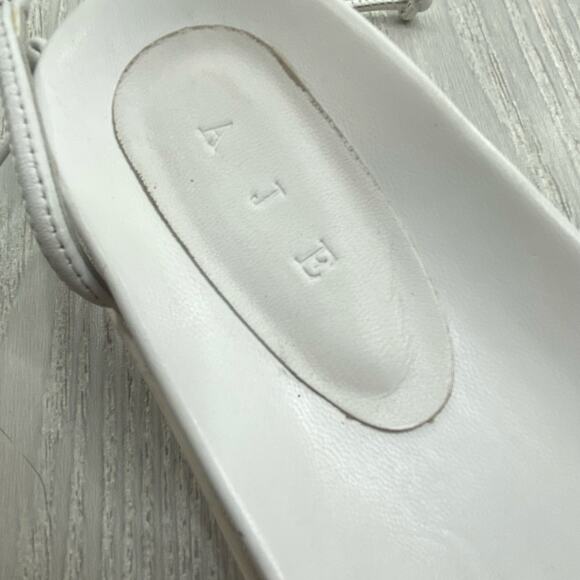 Aje Women's White Neo Pearl Embellished Platform Sandals Size 6 / 37 $275 - Picture 3 of 12